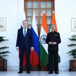India's Foreign Minister Jaishankar and his Russian counterpart Lavrov are seen before their meeting in New Delhi